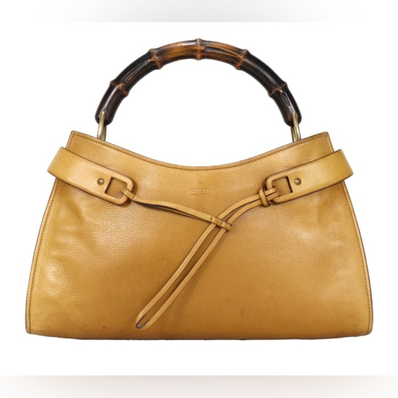 Gucci Sweaters - Do not buy FOR M Gucci Vintage Diana Rectangular Tan Leather Bag